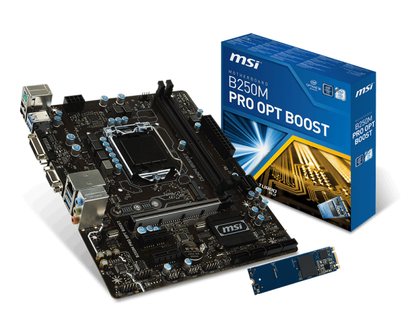 Mainboard MSI B250M Pro Opt Boost Socket LGA1151 (518EL)